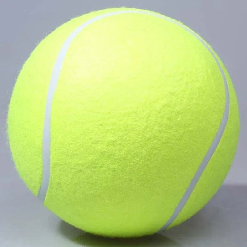 9.5'Giant Tennis Ball For Dog Chew Toy Big Inflatable Tennis Ball Pet Dog Interactive Toys Pet Supplies Outdoor Cricket Dog Toy