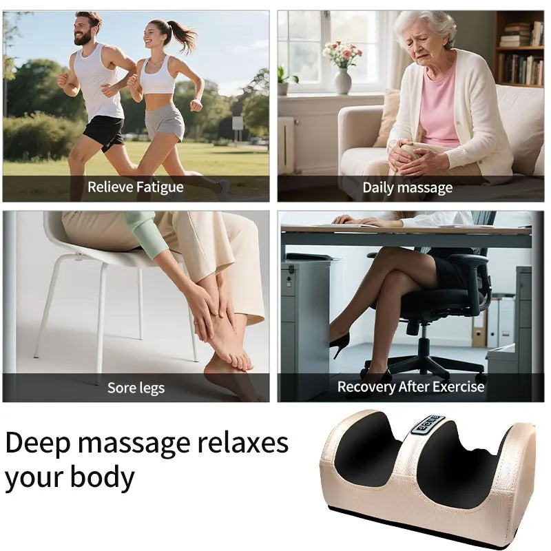 Heated Vibrating Foot Bottom Massager Gift for Parents Health And Wellness Foot Care Device