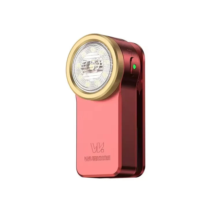 Wurkkos HD03 680LM Mini Clip Light USB Rechargeable Pocket Flashlight Spotlight/Floodlight Portable RGB Torch with Magnet