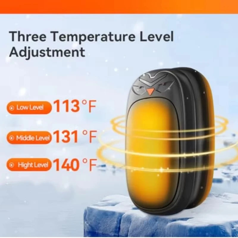 Hand Warmers Rechargeable 2 Pack 2000mAh Electric Hand Warmers Smart Chips 8Hrs Long Safe Heat, Portable Pocket Heater Gifts