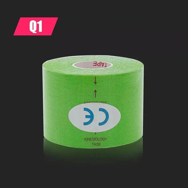 1/2Pcs Muscle Tape Sports Tape Kinesiology Tape Cotton Elastic Adhesive Muscle Bandage Care Physio Strain Injury Support