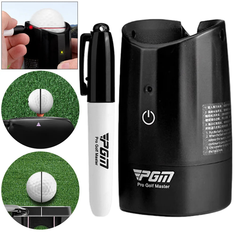 Golf Electric Scriber Finds Gravity Distribution Line Ball Spot Marker PP Electric Golf Scriber Golf Accessories