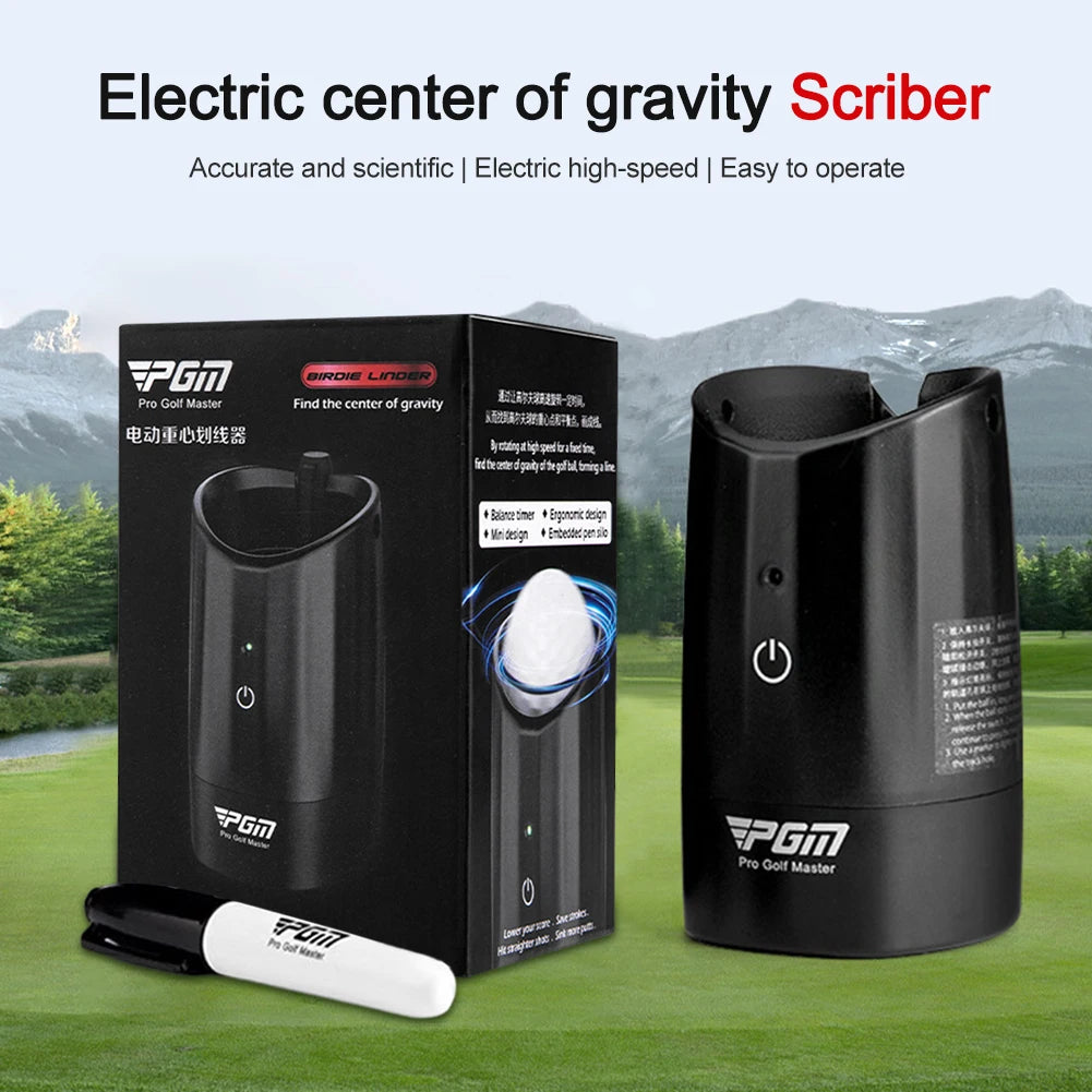 Golf Electric Scriber Finds Gravity Distribution Line Ball Spot Marker PP Electric Golf Scriber Golf Accessories