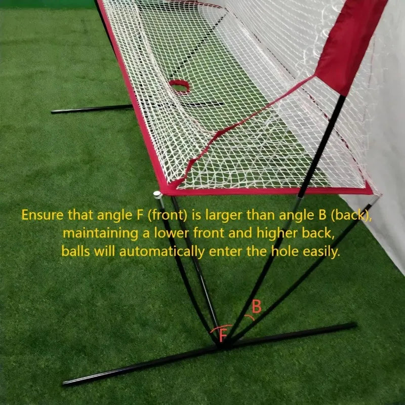 Nets for Tennis Ball Machine(10lb),Ball Recycling Net Also for Baseball/Golf Portable and Easy to Disas