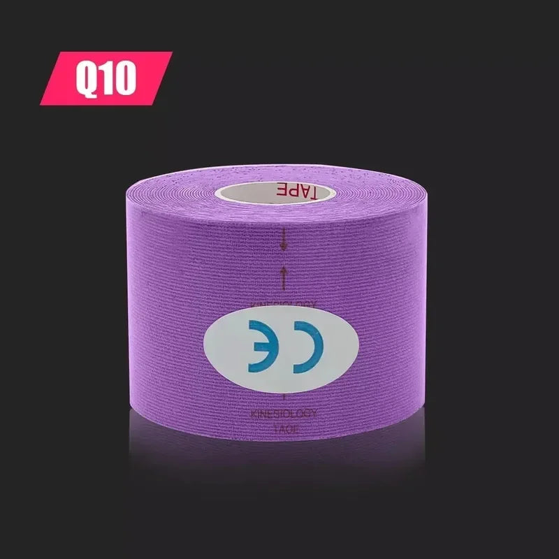 1/2Pcs Muscle Tape Sports Tape Kinesiology Tape Cotton Elastic Adhesive Muscle Bandage Care Physio Strain Injury Support