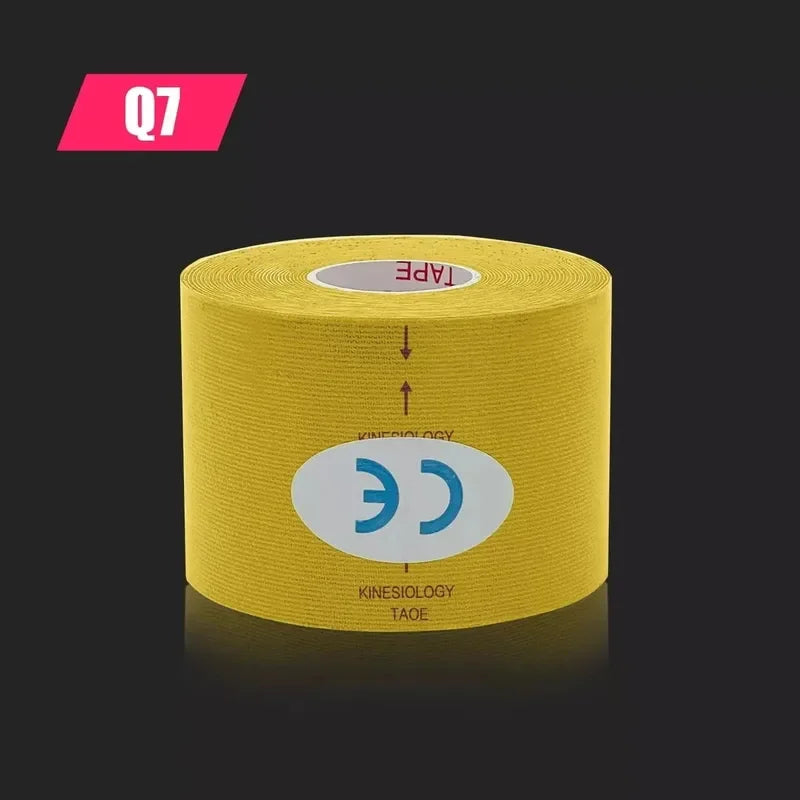 1/2Pcs Muscle Tape Sports Tape Kinesiology Tape Cotton Elastic Adhesive Muscle Bandage Care Physio Strain Injury Support