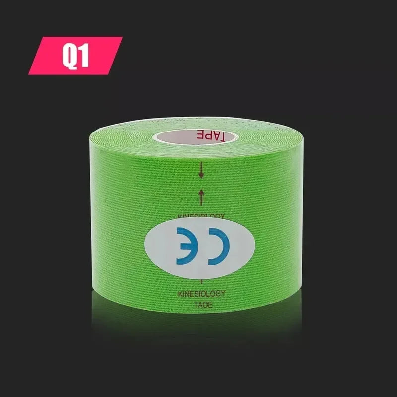 1/2Pcs Muscle Tape Sports Tape Kinesiology Tape Cotton Elastic Adhesive Muscle Bandage Care Physio Strain Injury Support