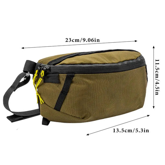 Portable Outdoor Waist Bag Adjustable Hiking Bag With Strap Mountaineering Running Waist Bag Cycling Backpack For Camping Hiking