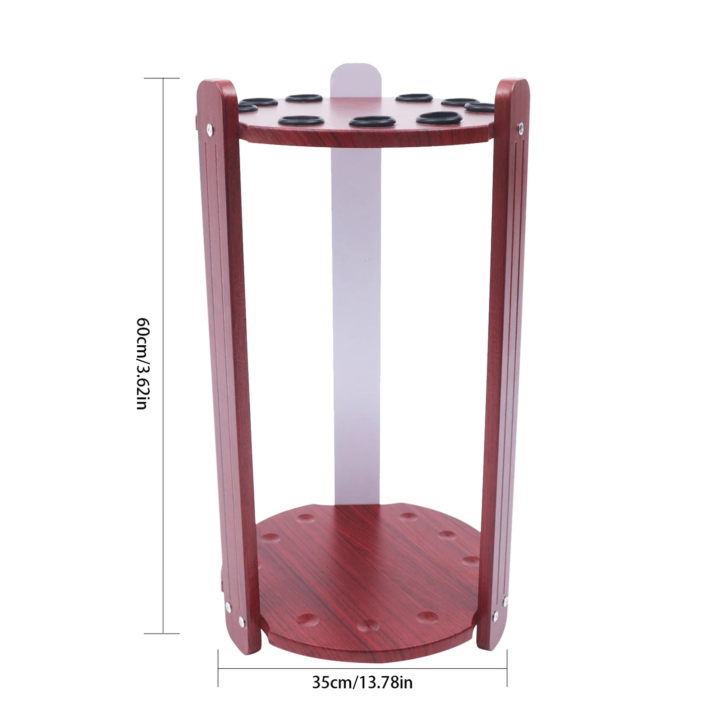 Ball Cue Rack or Holder Fit for Storing Billiard Cues Golf Clubs Fishing Rods Hiking Pole Used in the Home Club Bar and Gym