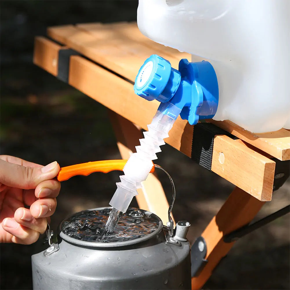 10/11/12L Drinking Water Container with Spigot Leakproof Camping Water Tank Large Capacity Water Storage Carrier for Hiking Car