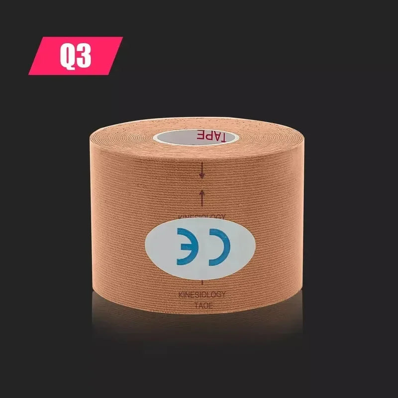 1/2Pcs Muscle Tape Sports Tape Kinesiology Tape Cotton Elastic Adhesive Muscle Bandage Care Physio Strain Injury Support