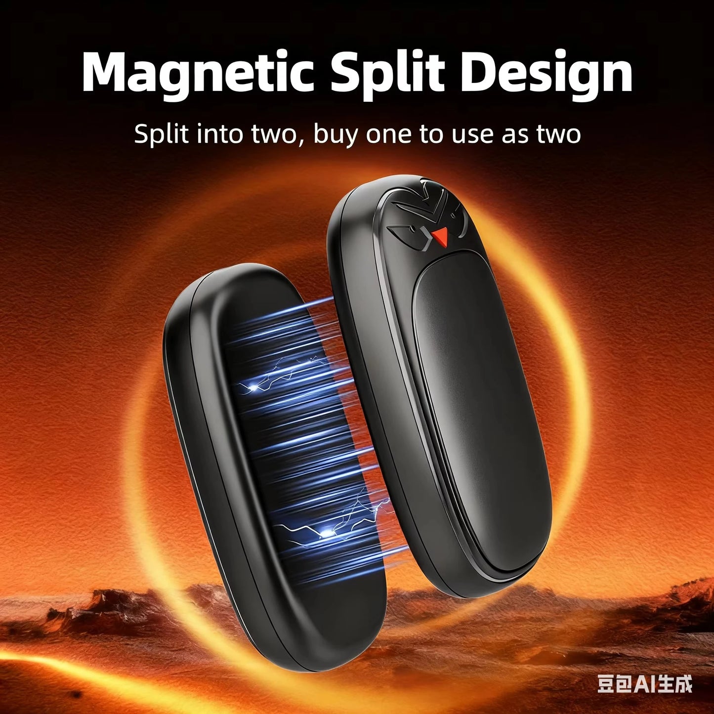 Hand Warmers Rechargeable 2 Pack 2000mAh Electric Hand Warmers Smart Chips 8Hrs Long Safe Heat, Portable Pocket Heater Gifts