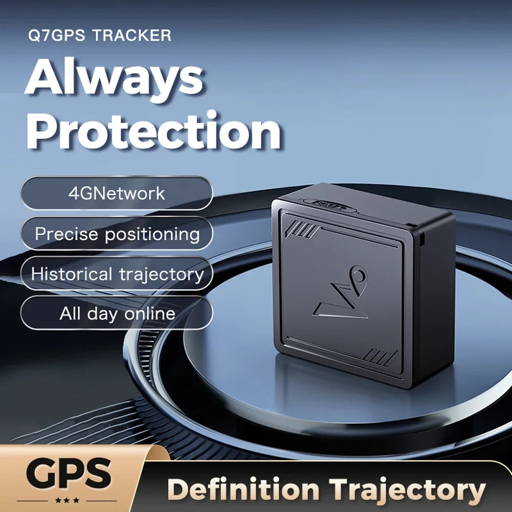 4G GPS Tracker Mini Vehicle GPS Locator Anti-Lost Recording Tracking Device with App Real Timing for Elderly Childrens Pets Car