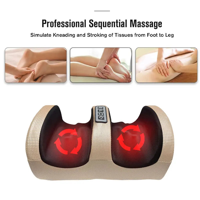 Heated Vibrating Foot Bottom Massager Gift for Parents Health And Wellness Foot Care Device