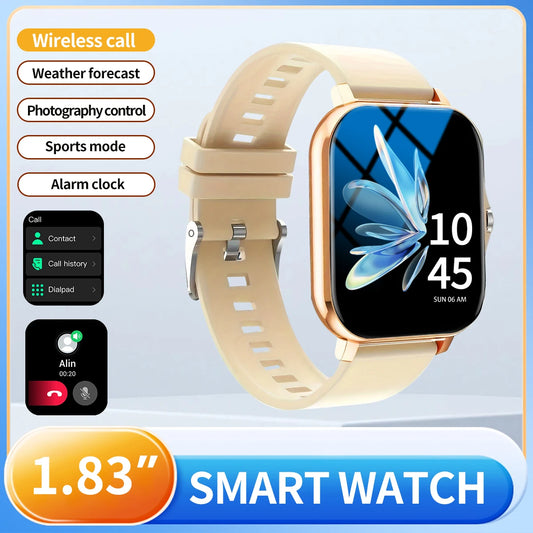 Outdoor sports smartwatch, wireless calling, information reminder, men's and women's multifunctional sports watch