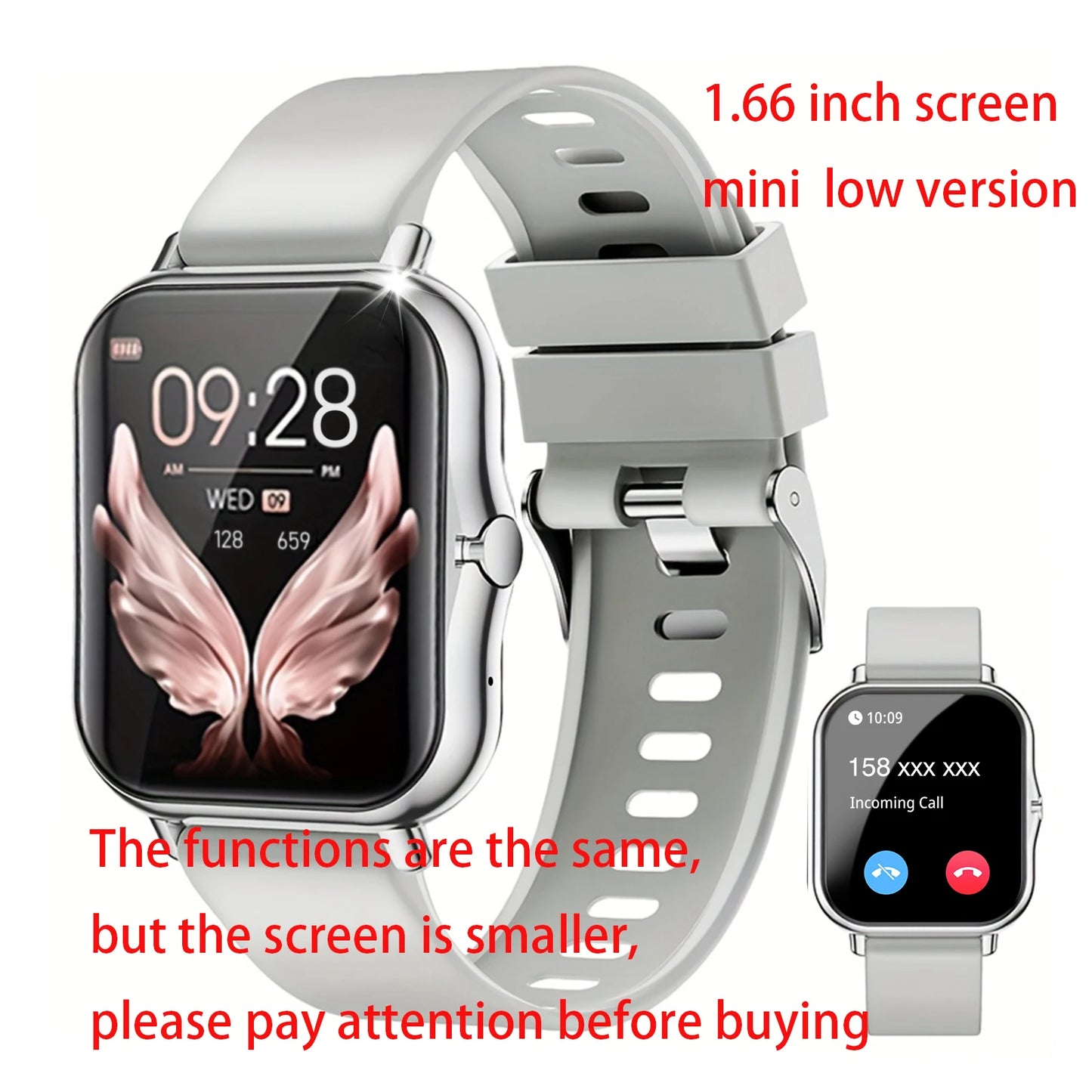 Outdoor sports smartwatch, wireless calling, information reminder, men's and women's multifunctional sports watch