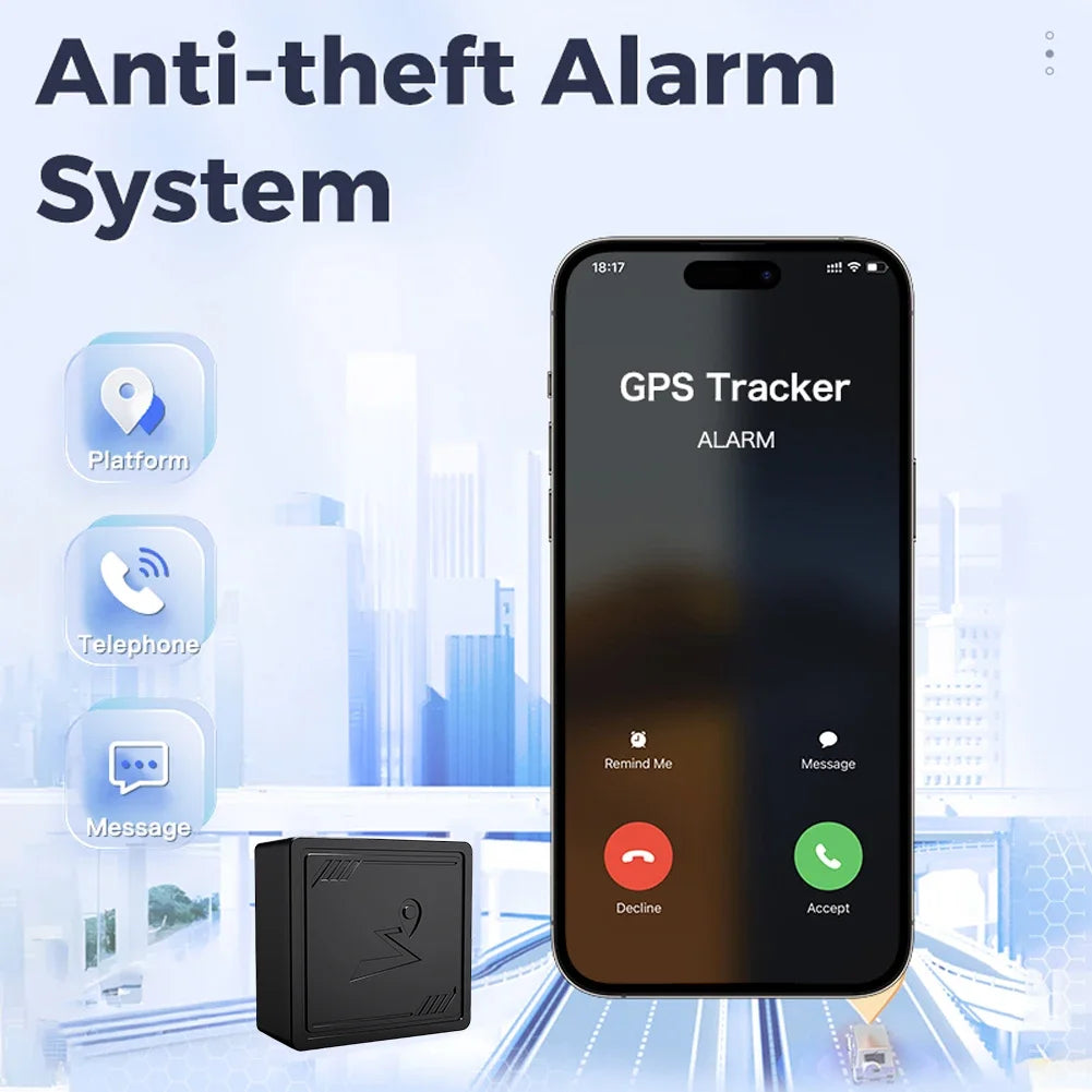 4G GPS Tracker Mini Vehicle GPS Locator Anti-Lost Recording Tracking Device with App Real Timing for Elderly Childrens Pets Car