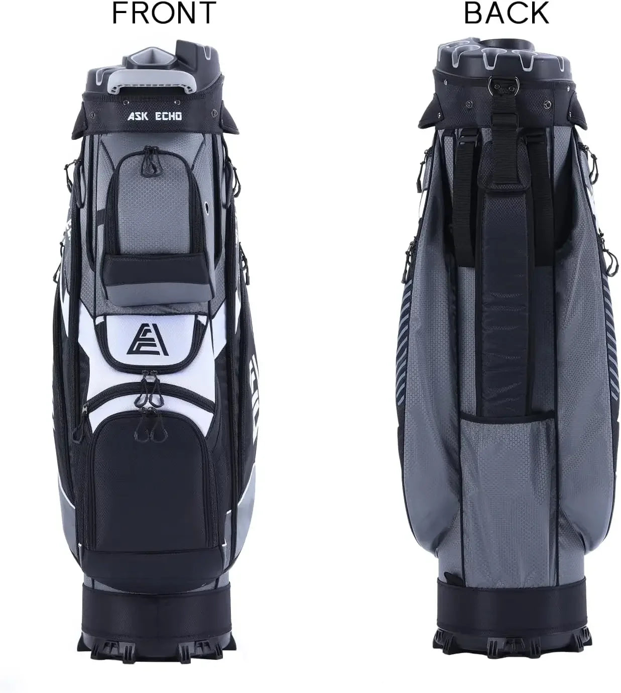 [Discounted Price, Hot Sale!]T-Lock Golf Cart Bag with 14 Way Organizer Divider Top, Premium Cart Bag with Handles and Rain Cove
