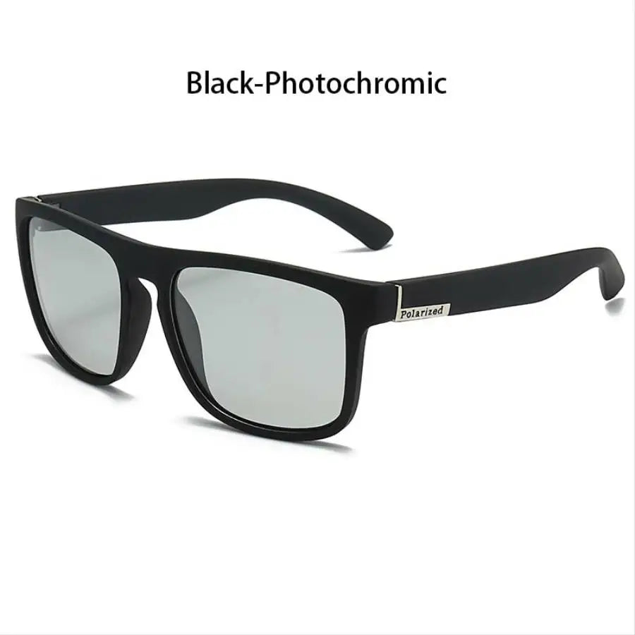 Fashion Photochromic Polarized Sunglasses Men Women Vintage Square Sun Glasses Man Brand Designer Driving Fishing UV400 Eyewear