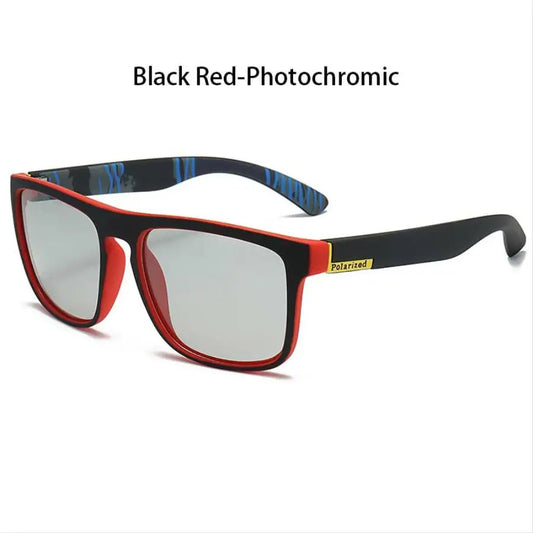 Fashion Photochromic Polarized Sunglasses Men Women Vintage Square Sun Glasses Man Brand Designer Driving Fishing UV400 Eyewear
