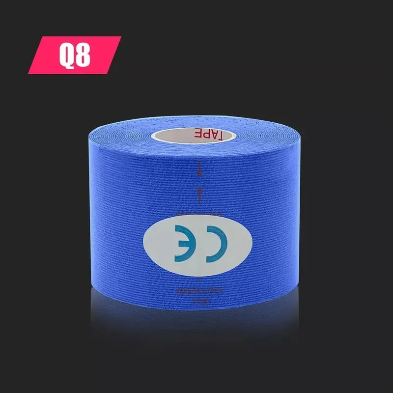 1/2Pcs Muscle Tape Sports Tape Kinesiology Tape Cotton Elastic Adhesive Muscle Bandage Care Physio Strain Injury Support