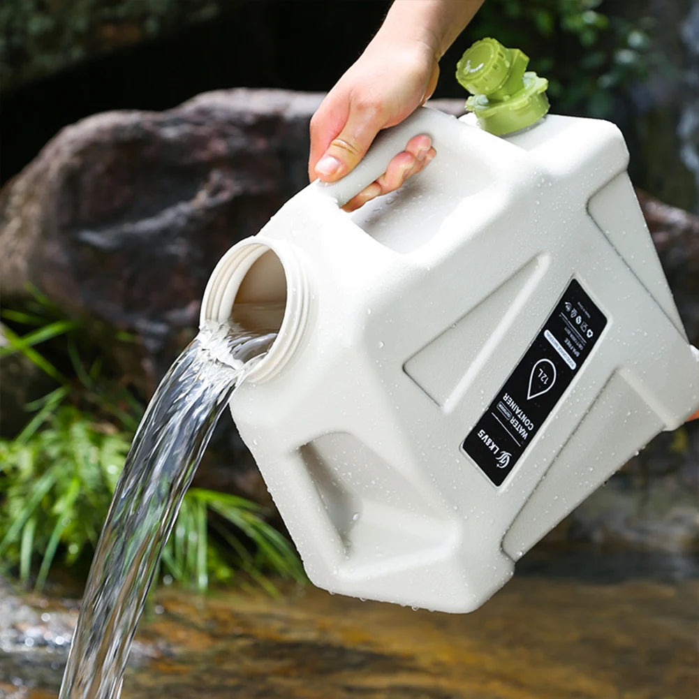 10/11/12L Drinking Water Container with Spigot Leakproof Camping Water Tank Large Capacity Water Storage Carrier for Hiking Car