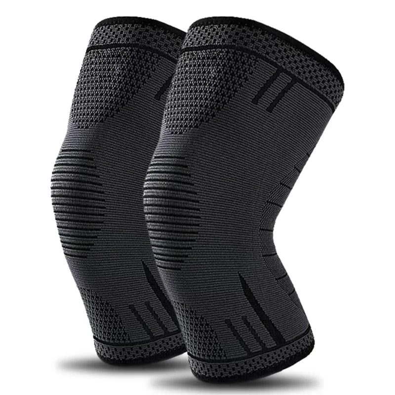 1PCS Compression Knee Support Sleeve Elastic Breathable Nylon Knee Pads Brace Gym Sports Protector Basketball Volleyball Running