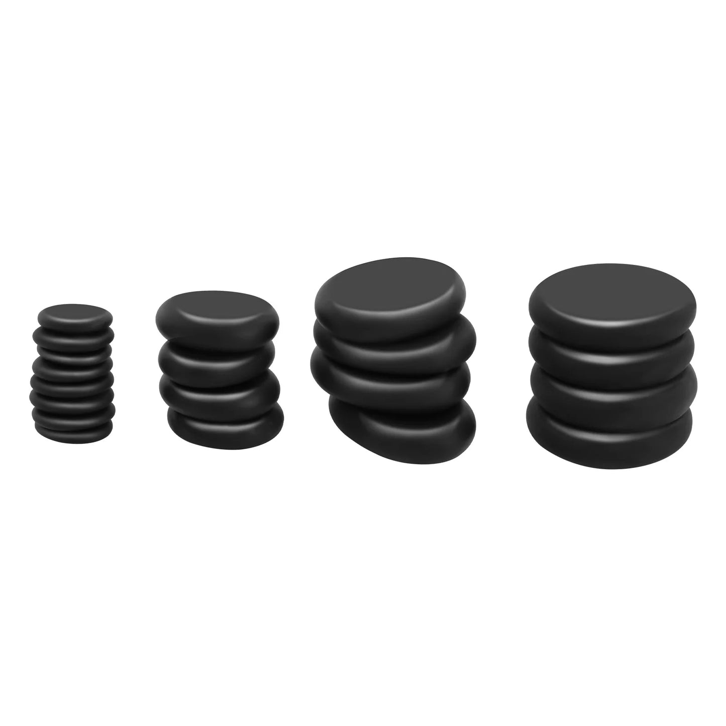 20PCS Lava Natural Stone Hot Stone Therapy Beauty Stones Massage Spa Rock Basalt Stone Health Care Tool
