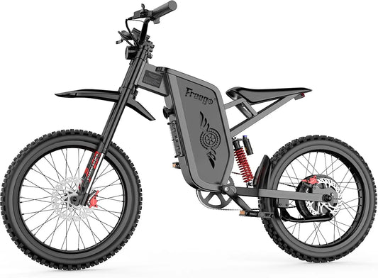 Freego X2 Pro Electric Motorcycle for Adults 6000W Motors 1800wh Lithium Battery 7 Speed 50MPH Off Road Ebike + 2 Year Warranty