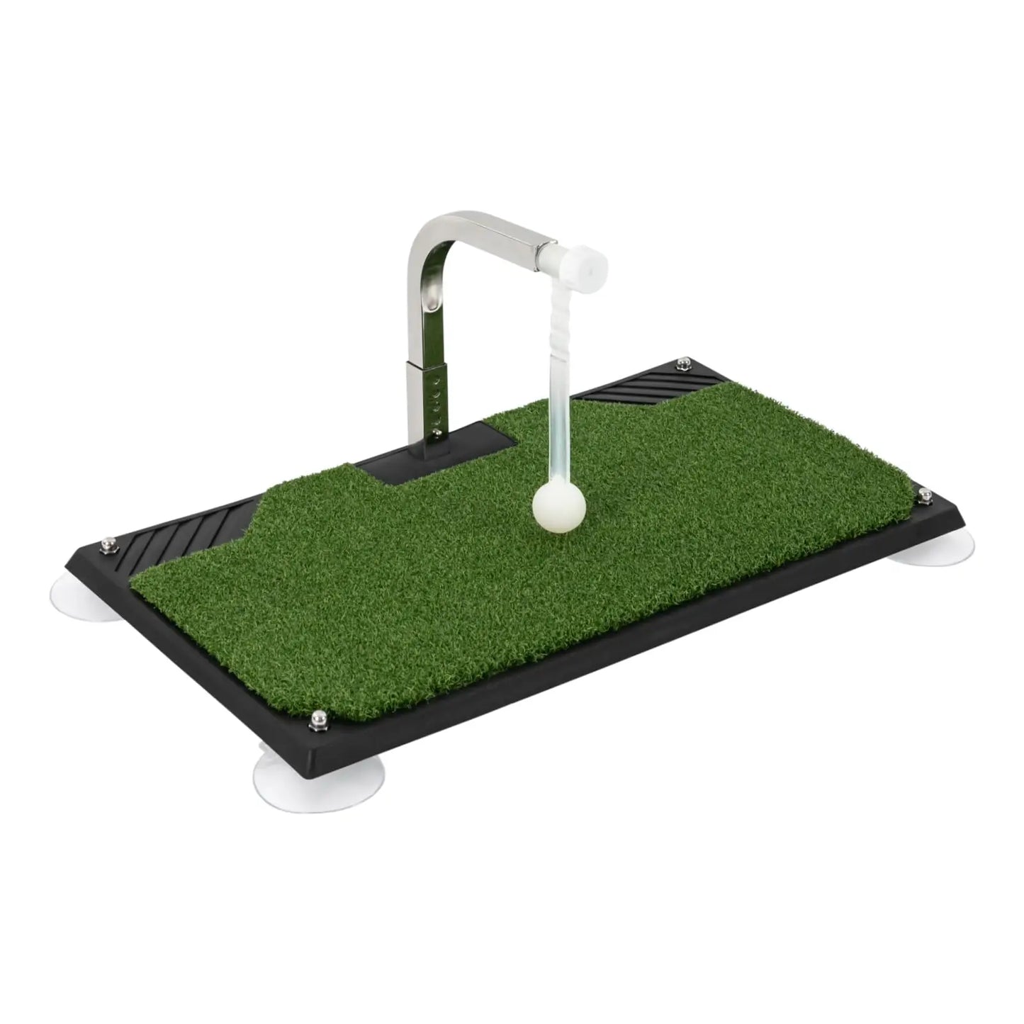 Golf Swing Trainer with 5 Gears Height Adjustable Ball Mount, 360 °   Rotating Auto