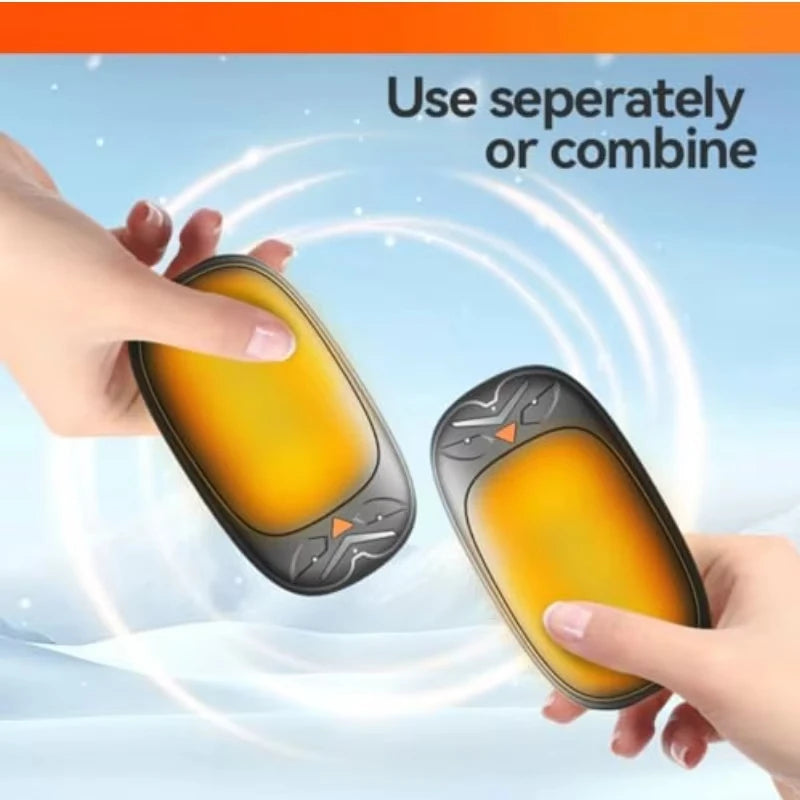 Hand Warmers Rechargeable 2 Pack 2000mAh Electric Hand Warmers Smart Chips 8Hrs Long Safe Heat, Portable Pocket Heater Gifts